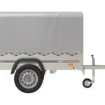750 kg Anhänger 200 x 125 mit Domdeckel und Überrollbügel Garden Trailer 201 KIPP